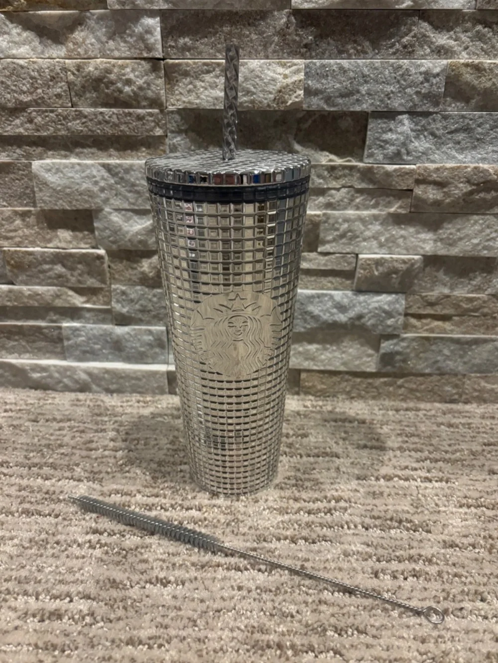 Starbucks Disco Ball Style Mirrored 24oz Tumbler - Brand New - Picture 6 of 6